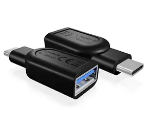 Icy box IB-CB003 Adapter USB-C - USB 3.0 typ A czarny