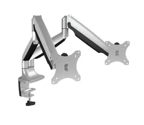 Uchwyt biurkowy Icy Box IB-MS504-T do dwóch monitorów o przekątnej do 32 cali / standard VESA 75x75 i 100x100 / nośność: 2 x 9 kg