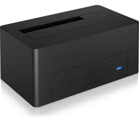 Icy box IB-1121-C31 czarny / Stacja dokująca na 1x dysk HDD/SSD / SATA I & II i III / USB-C