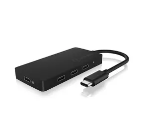 Icy Box IB-HUB1429-CPD Hub USB czarny / 4X Port USB C / PD