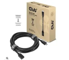 Club3D CAC-1325 Przedłużacz HDMI M/F czarny 5m / 4K 60Hz