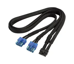 Kabel Silverstone 2x 8-pin PCIe > 12-pin PCIe GPU do zasilaczy modułowych 55 cm