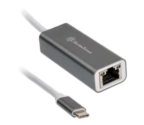 Adapter Silverstone SST-EP13C USB-C - RJ45 szary 