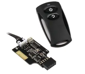 Pilot Silverstone ES02-USB do włączania i wyłączania komputera / odległość 20 metrów / 2,4 GHz