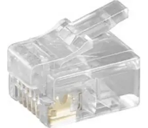 Złącze MicroConnect RJ-12 6P6C 10 sztuk
