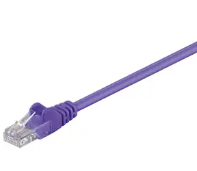 MicroConnect CAT5e U/UTP 0,25 m fioletowy / PVC