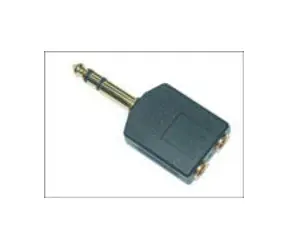 Rozdzielacz słuchawkowy MicroConnect Gniazdo stereo 6,35 mm - 2x gniazdo stereo 3,5 mm