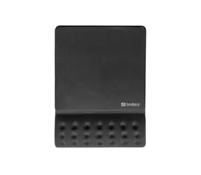 Podkładka pod mysz Sandberg Memory Foam Square czarna / podkładka pod mysz z podpórką pod nadgarstek / kwadratowa