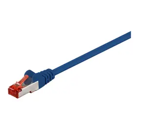 MicroConnect CAT6 F/UTP 0,25 m niebieski / PVC