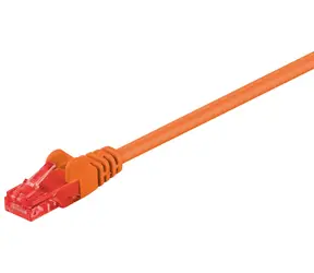 MicroConnect CAT6 U/UTP 0,25m pomarańczowy / PVC
