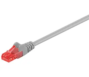 MicroConnect CAT6 U/UTP 0,25 m szary / PVC