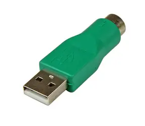 Adapter MicroConnect PS2 USB 2.0 (M) - PS2 Mini Din (F) zielony 