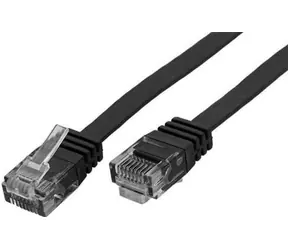 MicroConnect CAT6 U/UTP 0,5 m CCA czarny / PVC / AWG 26/7 / CCA