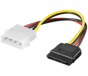 Zasilacz MicroConnect MOLEX (4-pinowy) (męski) - SATA (15-pinowy) (żeński) 0,2 m