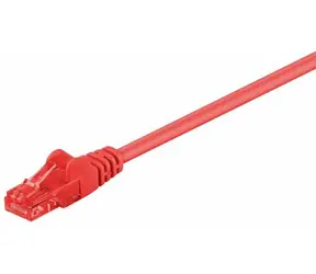 MicroConnect CAT6 U/UTP 0,3m czerwony / LSZH