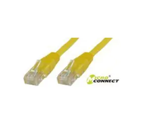 MicroConnect CAT5e U/UTP 1m żółty / PVC 