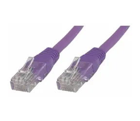 MicroConnect CAT5e U/UTP 3M fioletowy / PVC