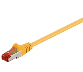 MicroConnect CAT6 F/UTP 0,5m CCA żółty / PVC