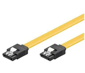 Kabel połączeniowy MicroConnect SATA 7pin - SATA 7pin 0,3m żółty / SATA III