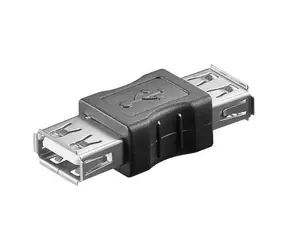 Adapter MicroConnect USB2.0 A (F) - USB2.0 A (F) czarny