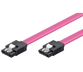 Kabel połączeniowy MicroConnect SATA 7pin - SATA 7pin 0,3m fioletowy / SATA I 