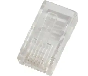 Złącze MicroConnect RJ-45 MP8P8C CAT5e przezroczyste 10 szt.