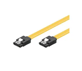 Kabel połączeniowy MicroConnect SATA 7pin - SATA 7pin 0,5m żółty / SATA III