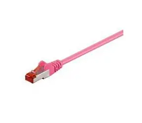 MicroConnect CAT6 F/UTP 1,5m różowy / PVC