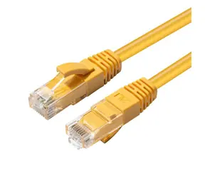 MicroConnect CAT6 U/UTP 0,5m żółty / LSZH