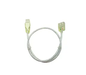 Kabel MicroConnect USB2.0 A (męski) - USB2.0 A (żeński) 0,5 m przezroczysty / 480 Mbit/s