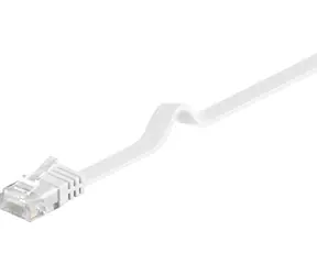 MicroConnect CAT6 U/UTP FLAT 0,5m biały / PVC
