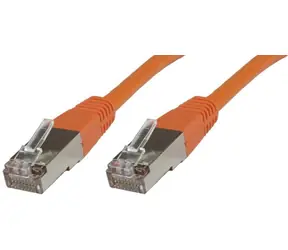 MicroConnect CAT6 F/UTP 3M pomarańczowy / PVC
