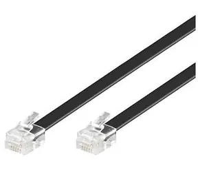 Kabel MicroConnect Modular RJ12 2m czarny 