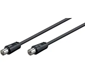 Kabel koncentryczny MicroConnect MF 75 Ohm 1,5 m, czarny 