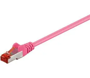 MicroConnect CAT6 S/FTP 0,5m różowy / LSZH