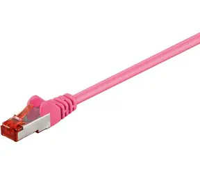 MicroConnect CAT6 F/UTP 3M różowy / PVC