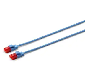 MicroConnect CAT6a U/UTP SLIM 1m niebieski / LSZH