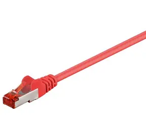 MicroConnect CAT6 S/FTP 1m czerwony / LSZH