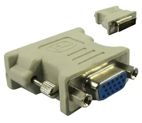 Adapter analogowy MicroConnect DVI-D Dual-Link (24+1 pin) (M) - VGA 15-pin (F)