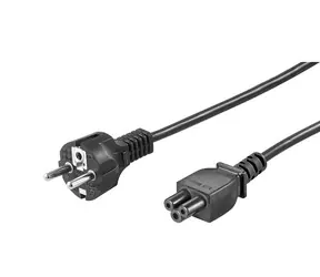 Kabel zasilający MicroConnect Schuko - C5 1m czarny