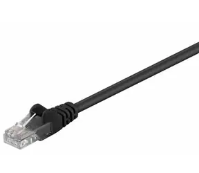 MicroConnect CAT5e U/UTP 10m CCA czarny / PVC
