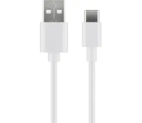 Kabel MicroConnect USB3.1 C (M) - USB2.0 A (M) 0,5 m biały / 480 Mbit/s
