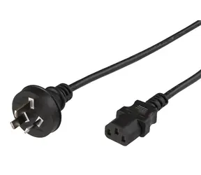 Przewód zasilający MicroConnect Australia typu I - C13 1,8 m czarny / końcówka australijska