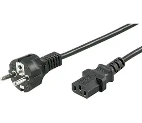 MicroConnect Kabel sieciowy Schuko - C13 1m czarny