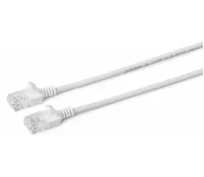 MicroConnect CAT6a U/UTP SLIM 3M biały / LSZH