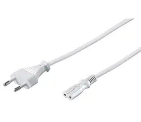 Przewód zasilający MicroConnect EU C - C7 3M biały
