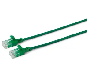 MicroConnect CAT6a U/UTP SLIM 3M zielony / LSZH
