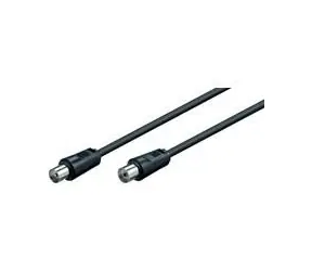 Kabel koncentryczny MicroConnect MF 75 Ohm 5m czarny 