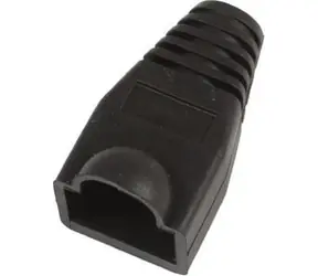 Osłona złącza MicroConnect RJ45 czarna / 50 szt.