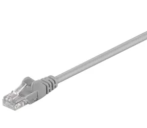 MicroConnect CAT5e U/UTP 15m CCA szary / PVC